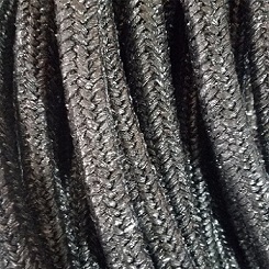 ခဲနက်ရောင် Impregnation နှင့်အတူထုပ်ပိုးကြွေ Fiber