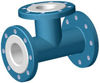 PTFE စီတန်း Tee