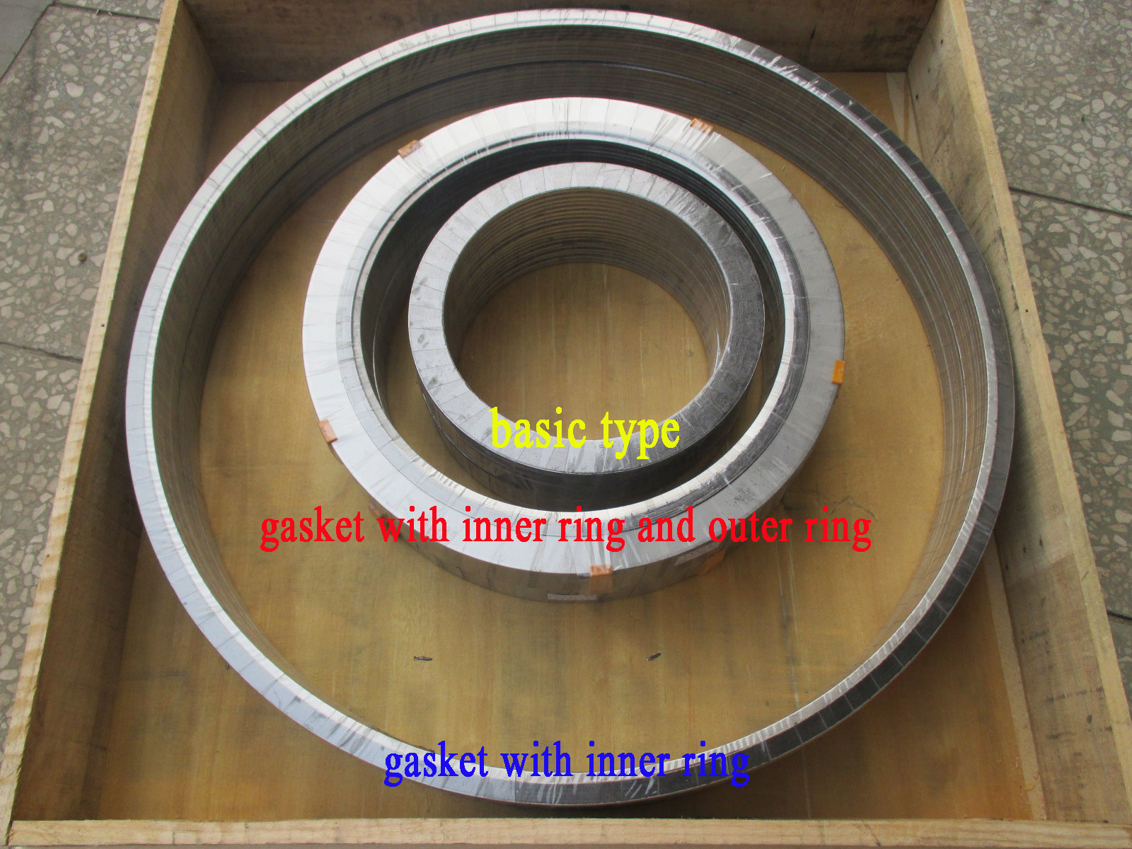 သတ္တုလိမ်အနာ gasket အမျိုးအစားများ: A, B, C, D, E ကို, F ကို